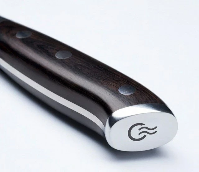 Kuhinjski satar Elegance KOHERSEN, 16,5 cm, ebenovina, damask jeklo