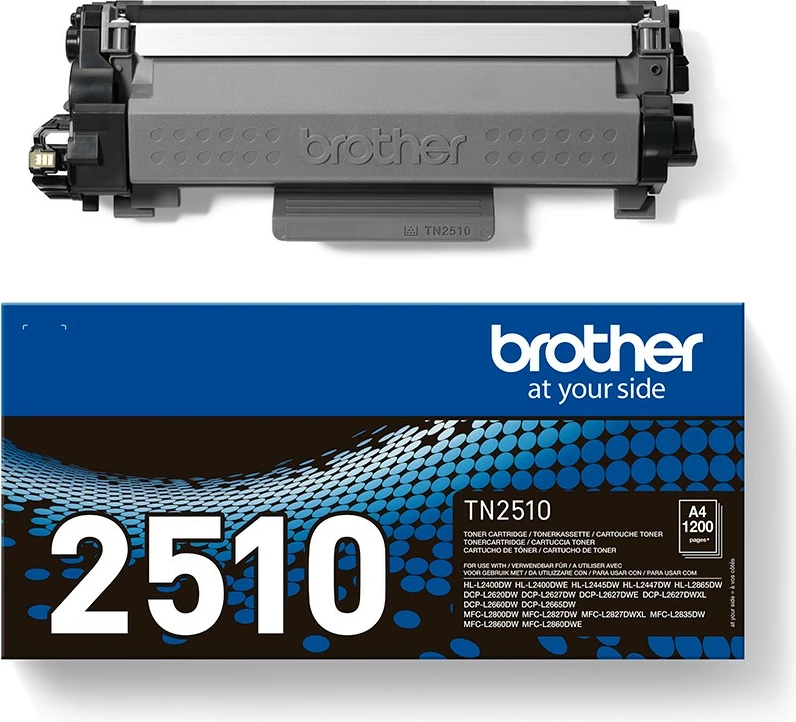 Toner kartuša, 1200 strani, črna, 1 kos, Brother TN-2510