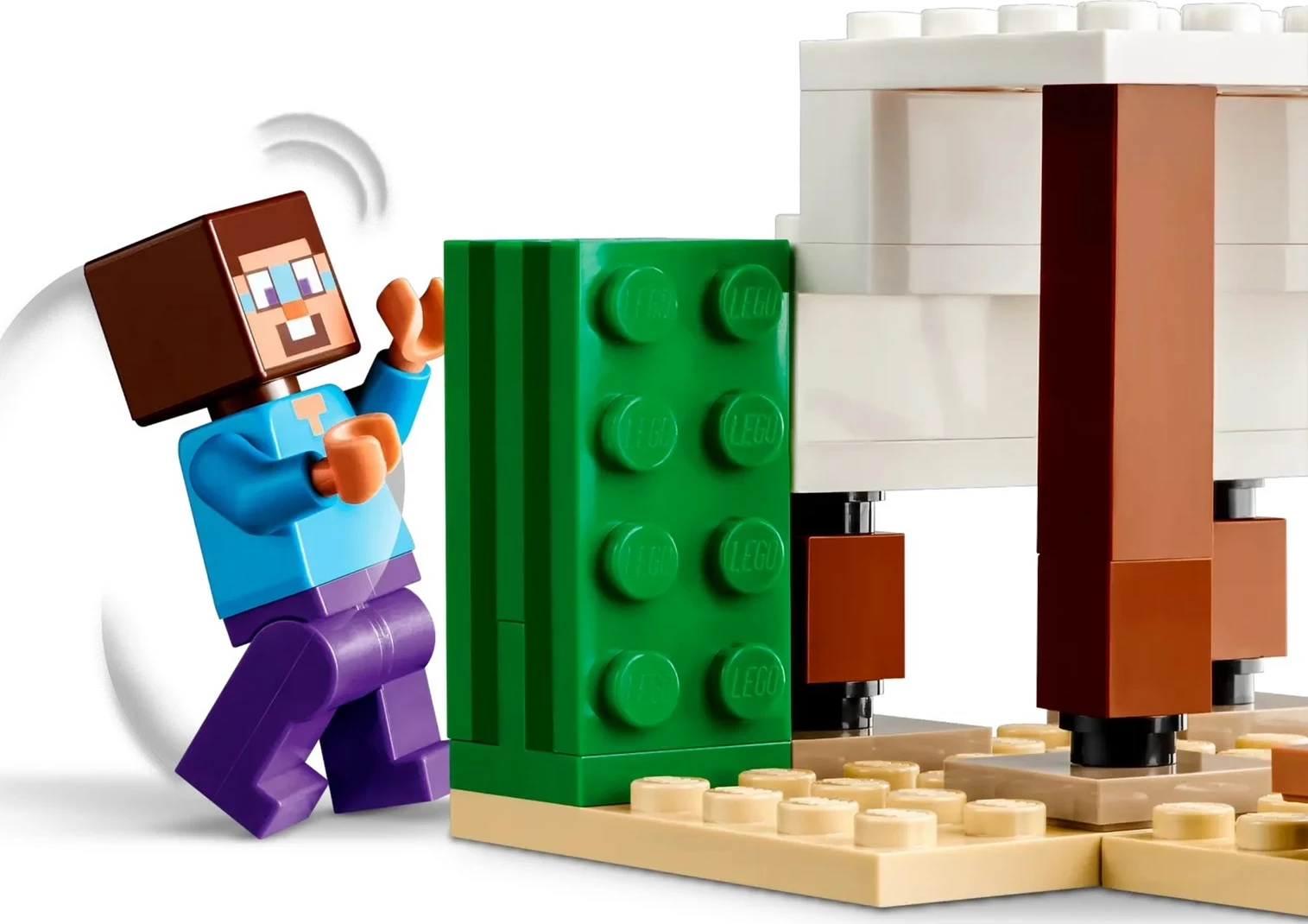 Set z naslovom Pustolovščina v puščavi Stevea LEGO Minecraft 21251