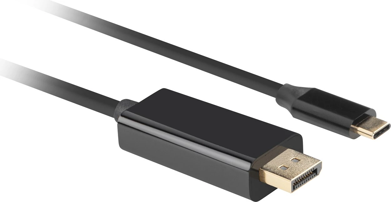 Kabel za povezavo USB-C na DisplayPort Lanberg CA-CMDP-10CU-0030-BK, 3 m, črn
