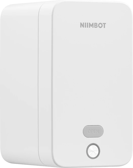 Prenosni tiskalnik etiket NIIMBOT K2, Bluetooth, širina 20–60 mm, kolut Ø110 mm do 1300 etiket, USB-B, bel