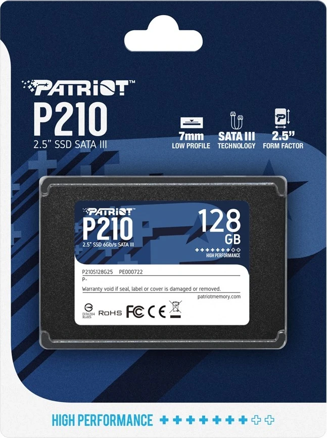 Trdi disk Patriot Memory P210 2,5" 128 GB, Serial ATA III