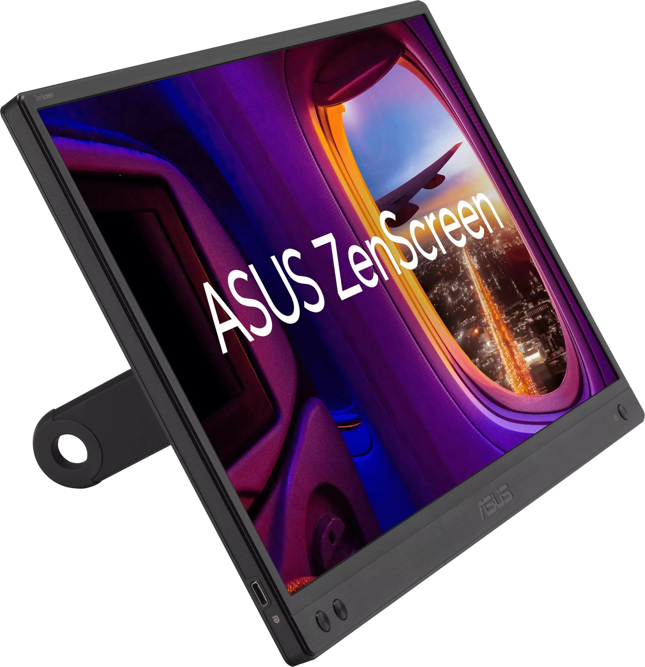 Prenosni monitor 15,6" Full HD ASUS ZenScreen MB166CR, USB Type-C, črn