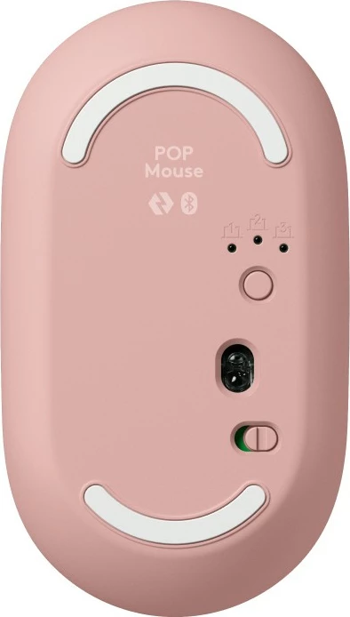 Brezžična tipkovnica z miško POP ICON COMBO Logitech, QWERTZ, Bluetooth, roza/bela
