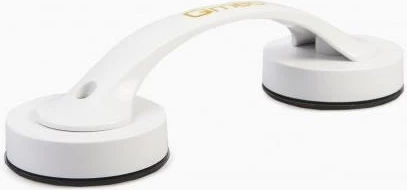 Držalo za kopalnico s sesalno všitko Qmed 20 cm, belo