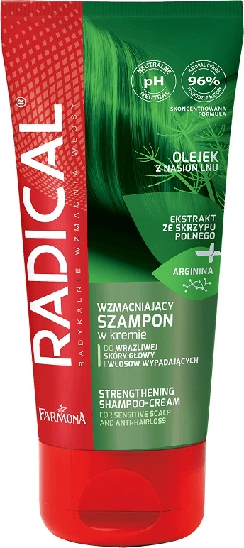 Krem šampon proti izpadanju las za občutljivo lasišče, Farmona, 200ml