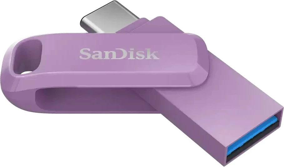 USB ključek Sandisk Ultra Dual Drive Go 512 GB, USB Type-C, vijolično (lavender)