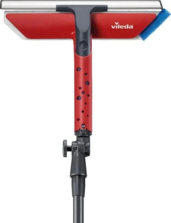 Pometalo za stekla Vileda, rdeča