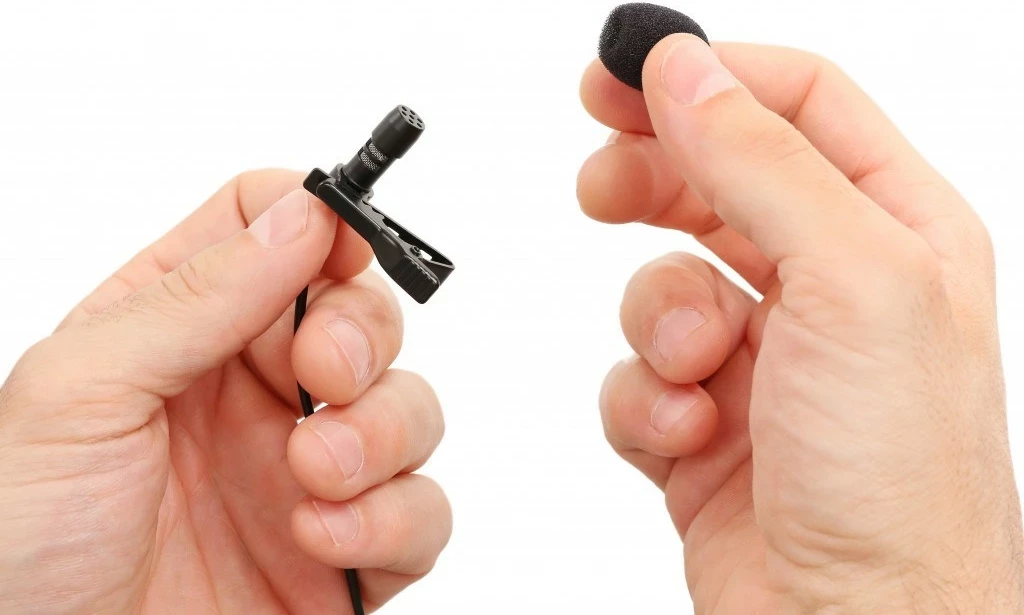 Klapni mikrofon iRig Mic Lav, črn