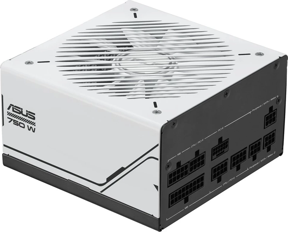 Napajalnik ASUS Prime AP-750G, 750 W, ATX, črn, bel