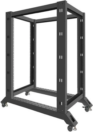 Odpvoren rack 22U, 600x1000 mm, črn - Lanberg OR01-6022-B