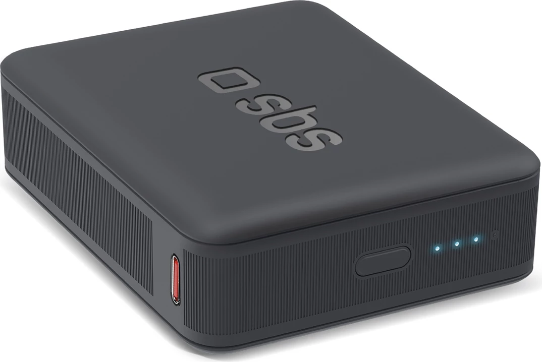 Powerbank 10.000 mAh, Power Delivery 20W, SBS TEBB10000HDPD20K, črn