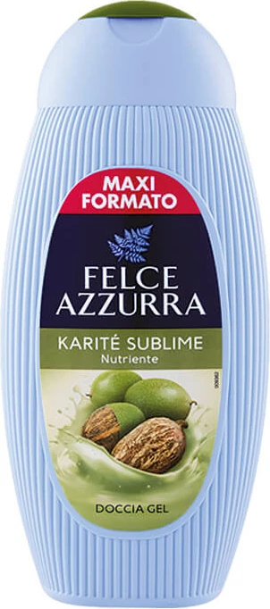 Gel za tuširanje z maslom karite, Felce Azzurra, 400 ml