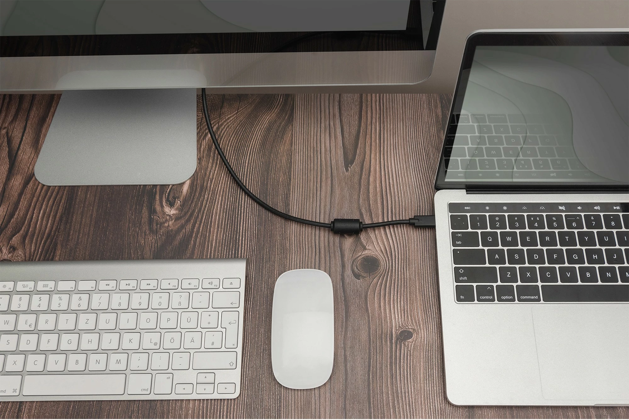 Adapter kabl USB-C na DisplayPort Digitus, 2,0 m, črn