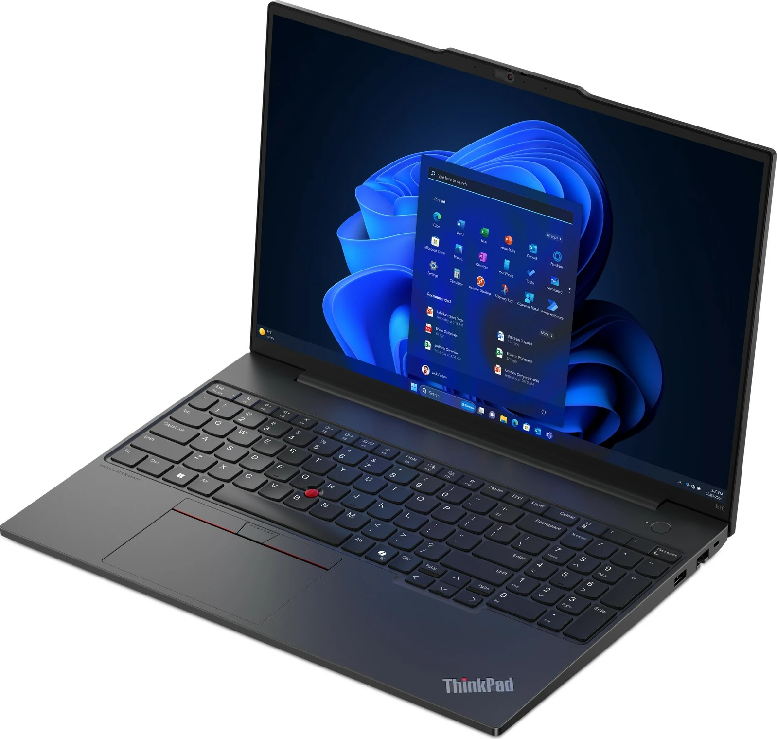 Prenosnik Lenovo ThinkPad E16, AMD Ryzen 5, 32 GB RAM, 1 TB SSD, 16" , črn