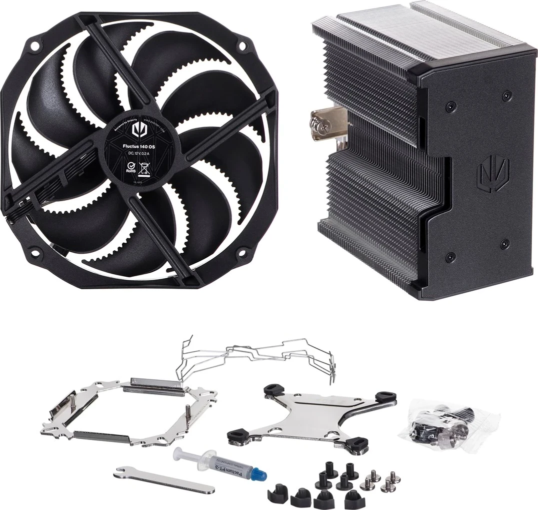 Zračno hlajenje procesorja Fortis 5 ENDORFY, 14 cm, črno/siv