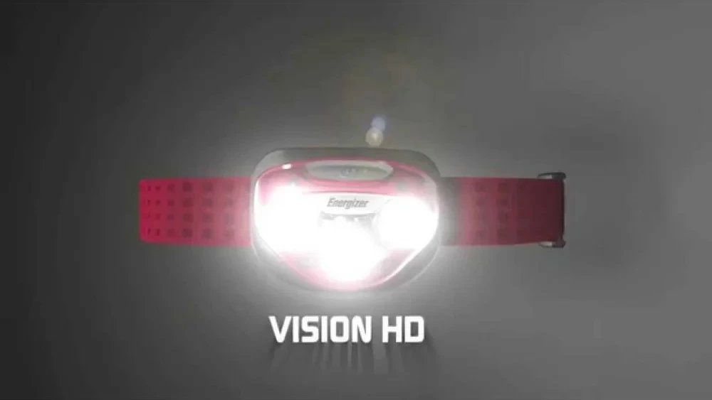Svetilka za glavo Energizer Vision Ultra HD, 300 lumnov, 35 h, črno/rdeča