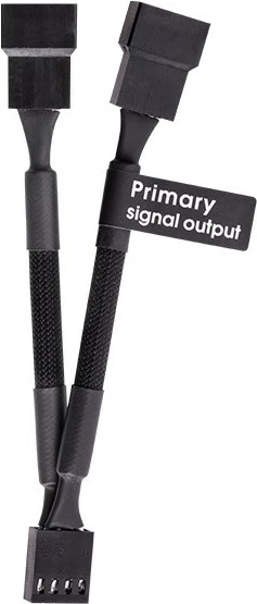 Kabal PWM 4 pin Y, Thermaltake Tt Mod, 3 kosa, črn