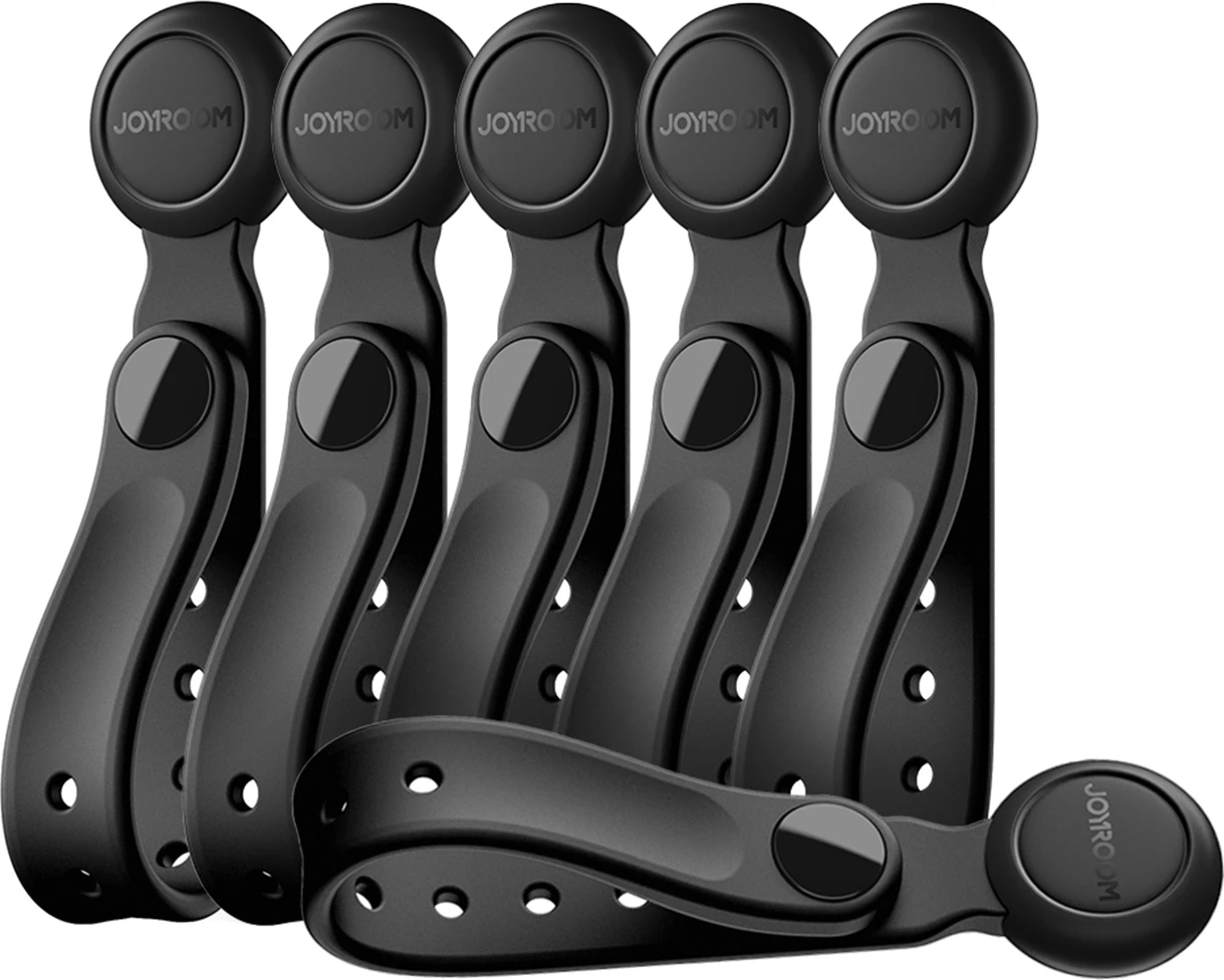 Set magnetnih trakov za kable Joyroom JR-ZS422, 6 kos, črn