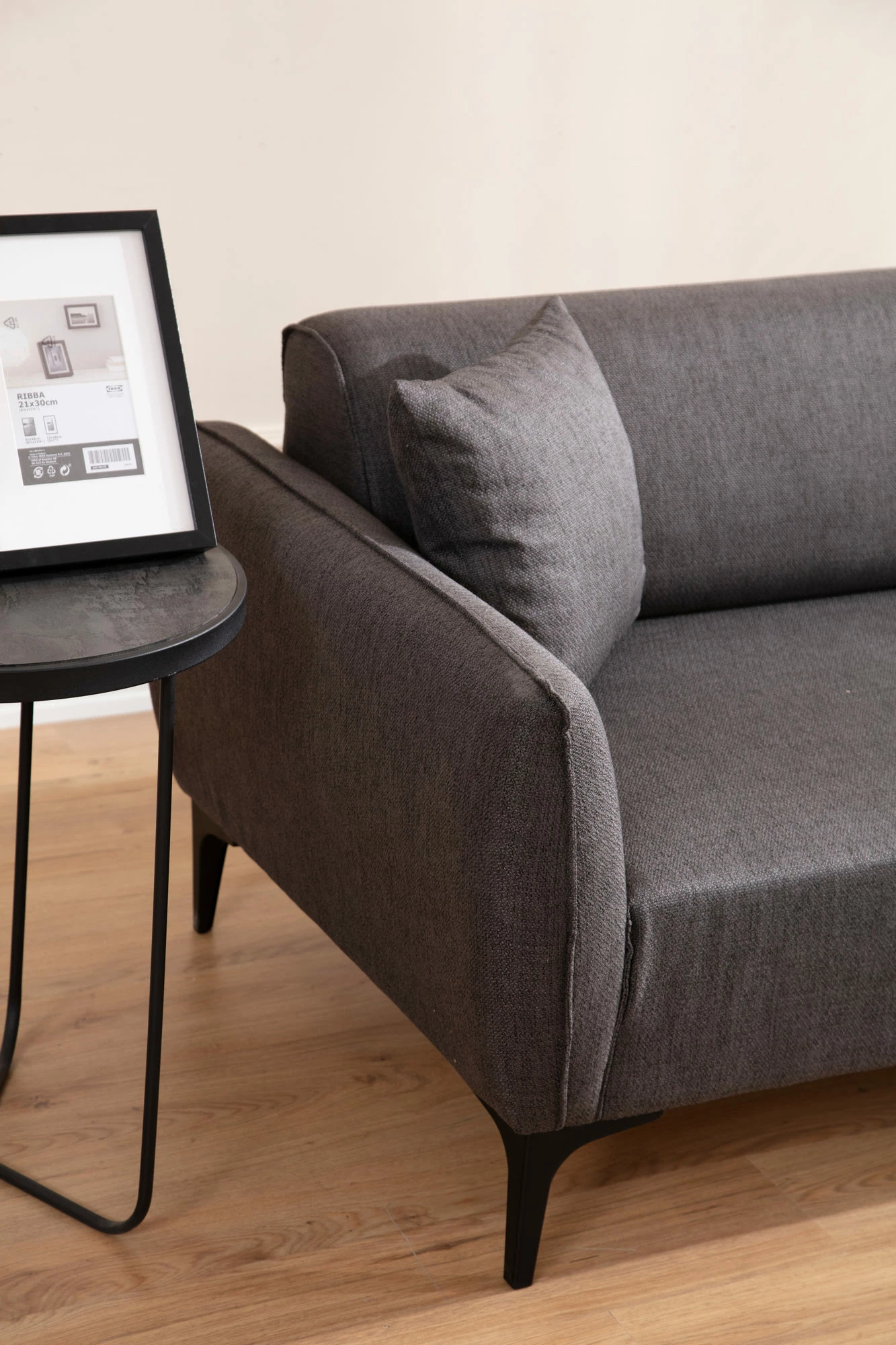 Dvosed Atelier del Sofa Belissimo, temno siva