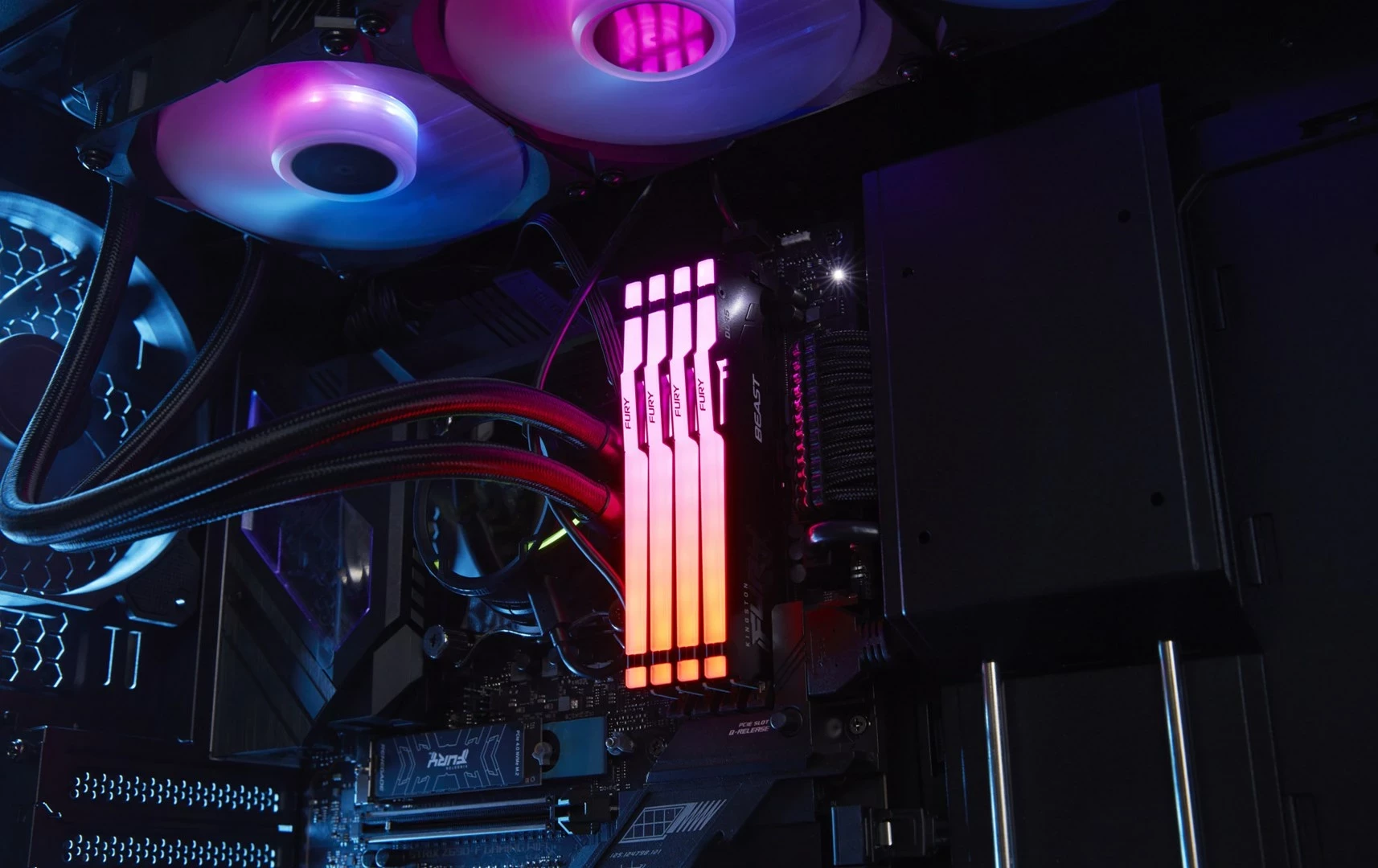 RAM pomnilnik 32 GB 6000 MT/s DDR5 RGB Kingston FURY Beast