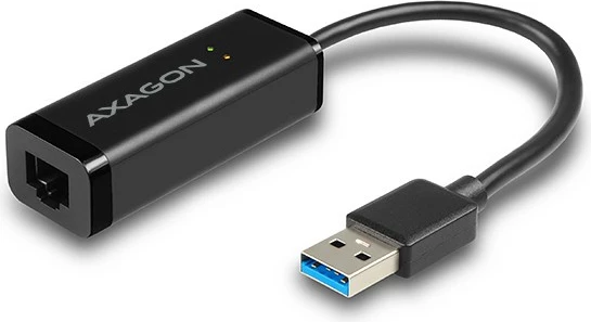 Omrežni adapter AXAGON ADE-SR, USB-A 3.2 Gen 1, Gigabit Ethernet, črn