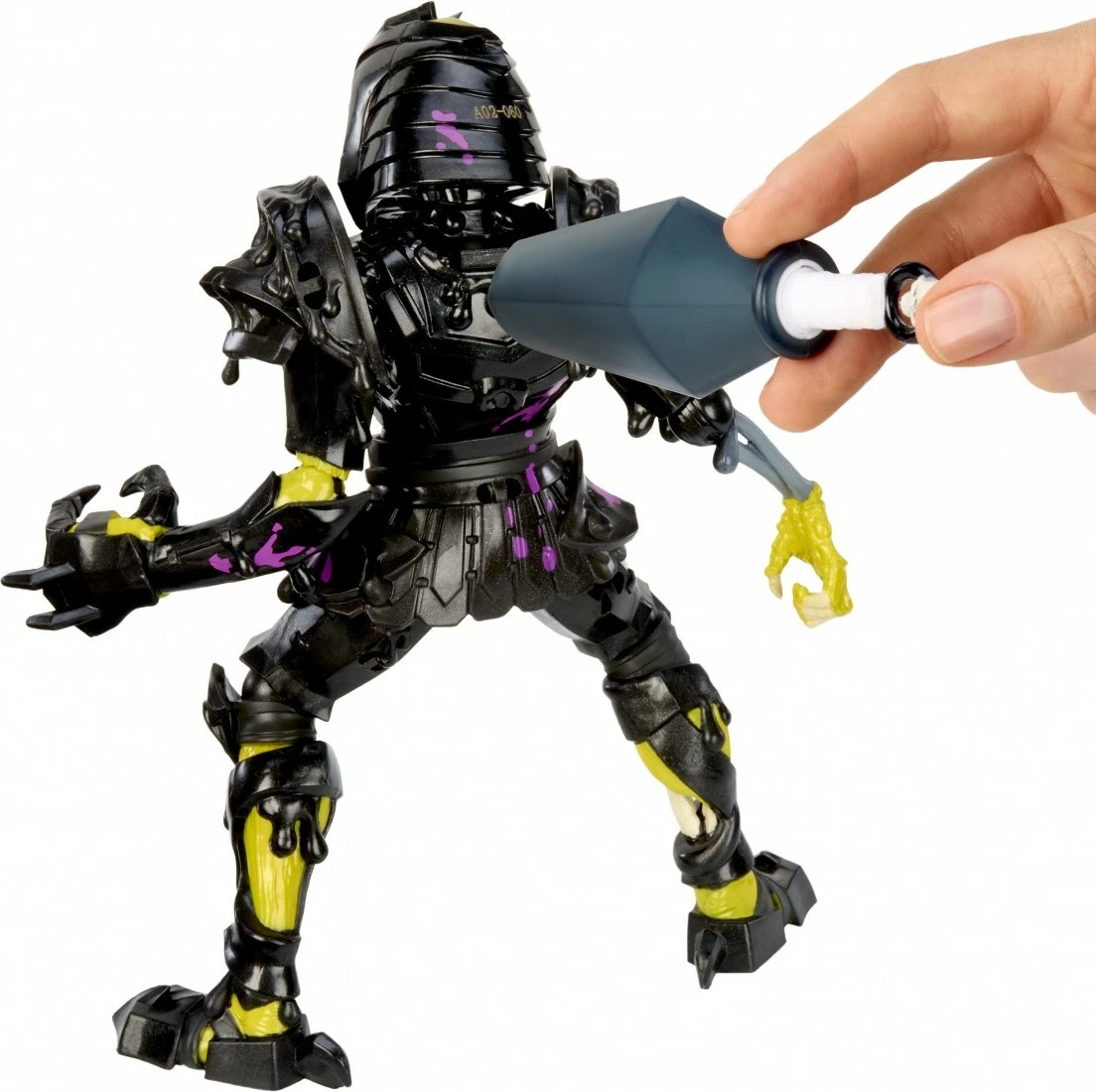 Akcijska figura Ninjombie Jonin Knight, MGA, 121992-EUC, z gibljivimi okončinami, 13 dodatki in sluz, 6+ let