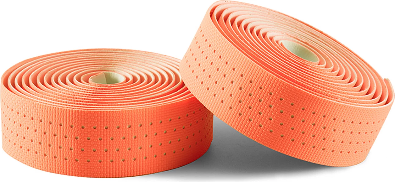 Perforiran silikonski ovitek za krmilo Rockbros 71240004012, 220 cm, oranžen, komplet 2 kosa