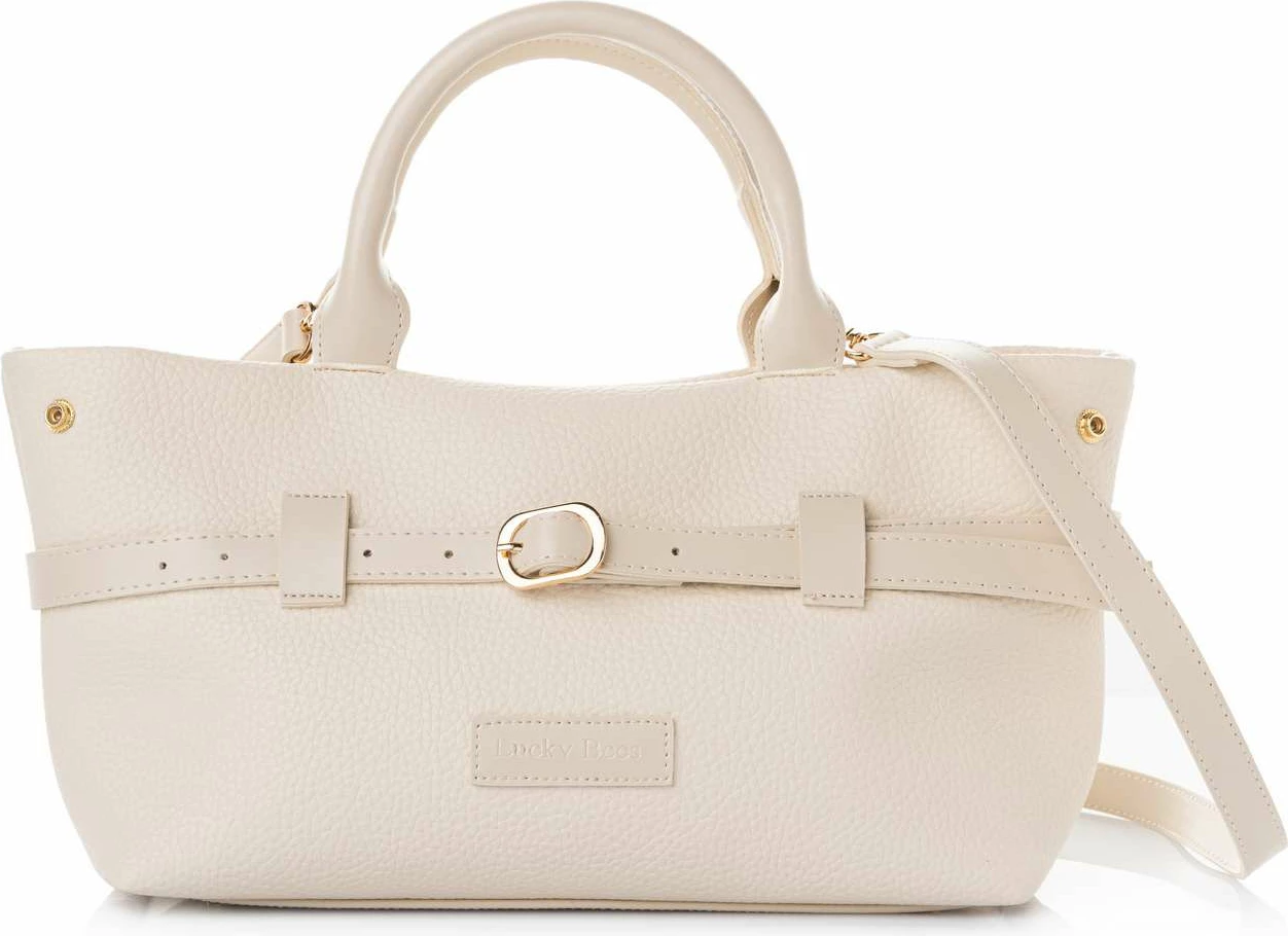 Torba čez ramo Grace Mini, Lucky Bees, kremna