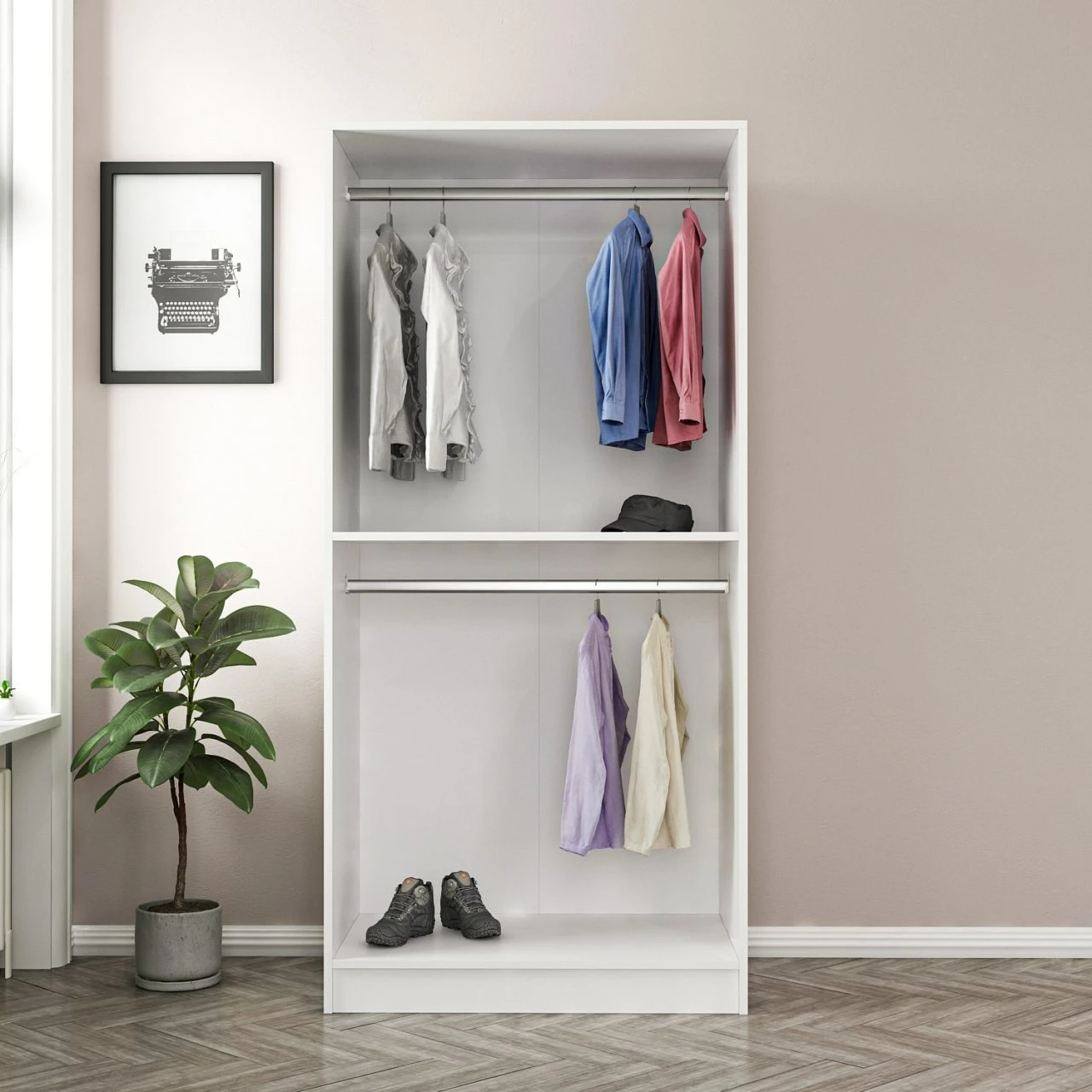Omarica Skye Decor Kale, veriga, bela, 210 cm