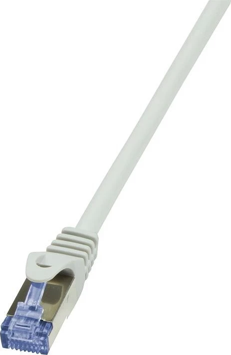 Omrežni kabel, LogiLink, 0,25 m, siva