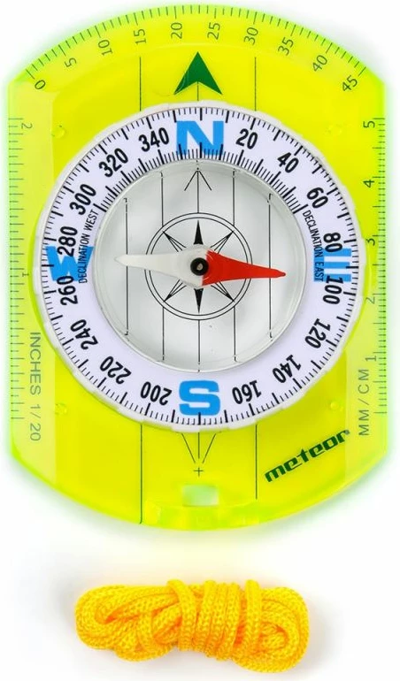 Busola z merilcem smeri, za moške, ženske in otroke - Meteor 71009