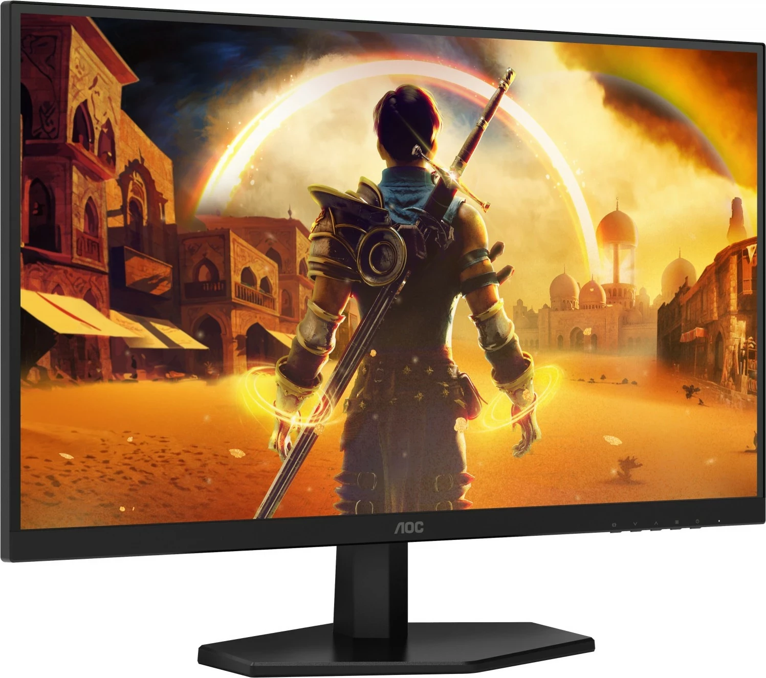 27" Fast IPS monitor, 2560x1440, 180Hz, HDR10, AOC Q27G42XE, črn