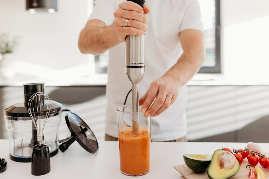 Palični mešalnik Blaupunkt HBD812, 1700 W, srebrn