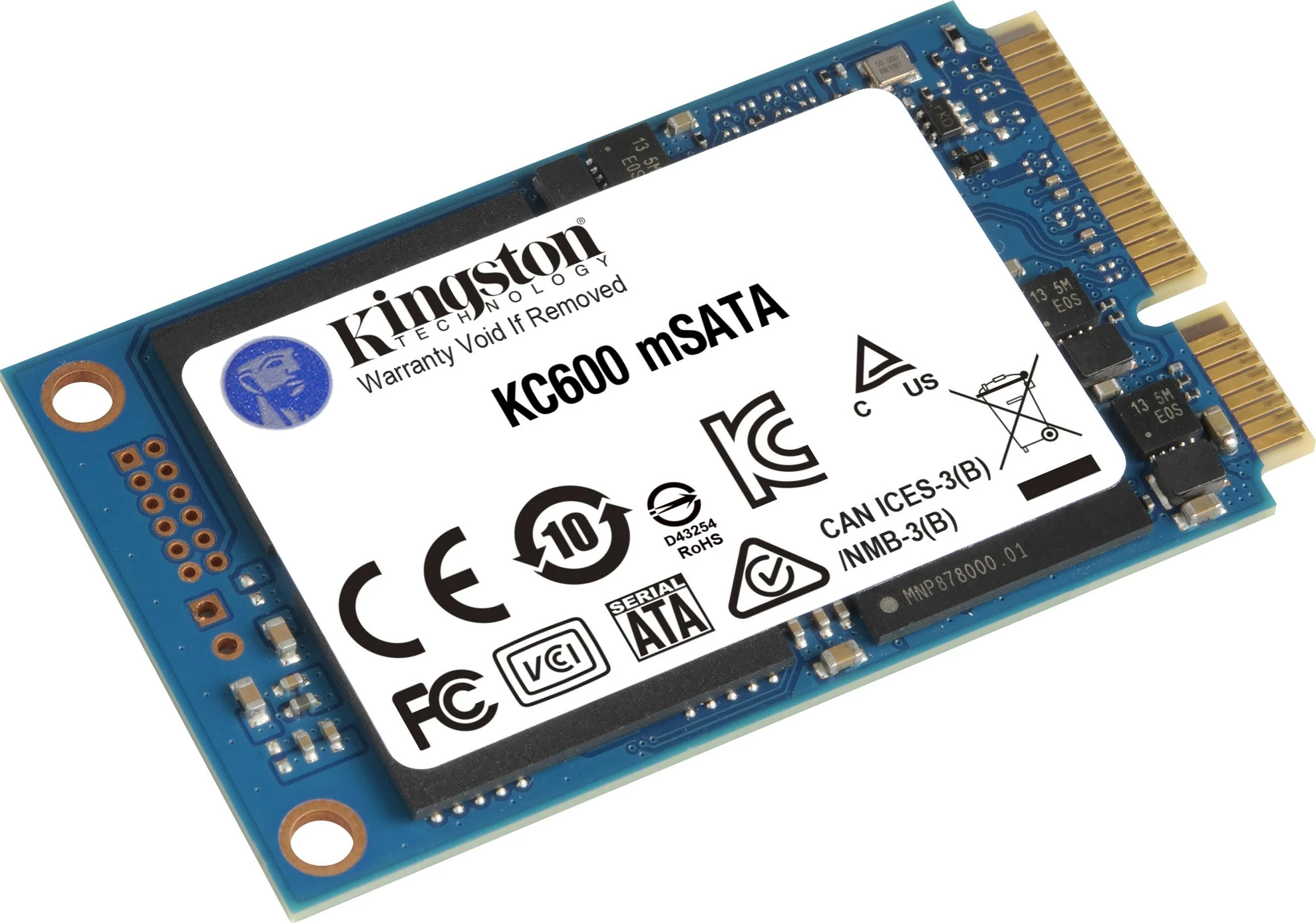 SSD 512 GB mSATA 1,8" Kingston KC600