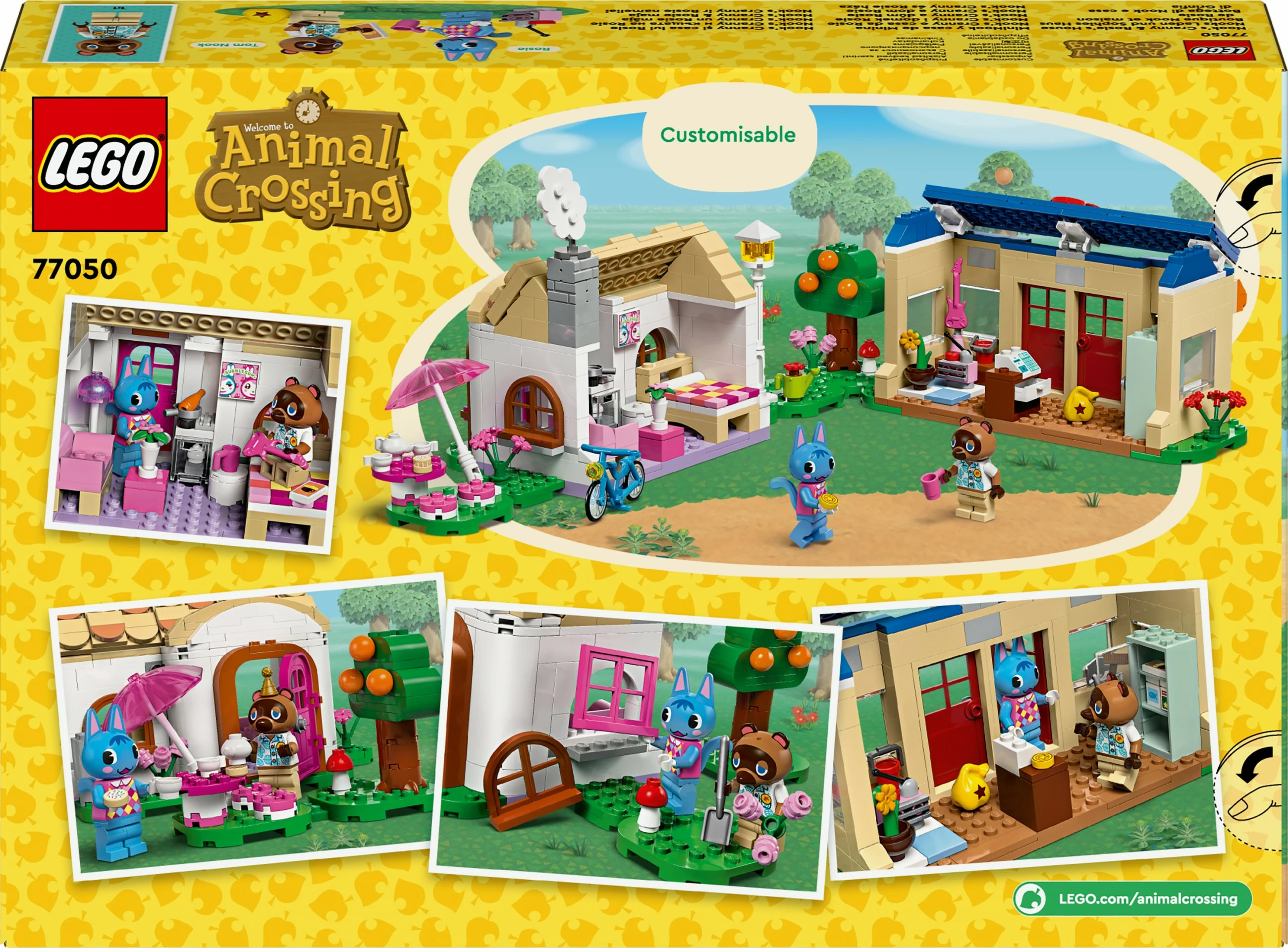 Set gradnje Animal Crossing LEGO 77050, 535 delov, večbarven
