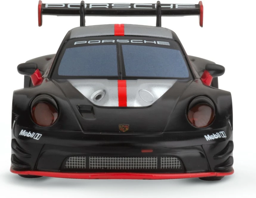 Model športnega avtomobila Porsche Carrera 911 GT3 R, 8 let, črn