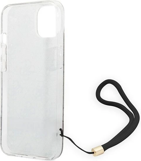 Ovitek z vrvico Guess GUOHCP14MH4STW za iPhone 14 Plus 6,7", rjav