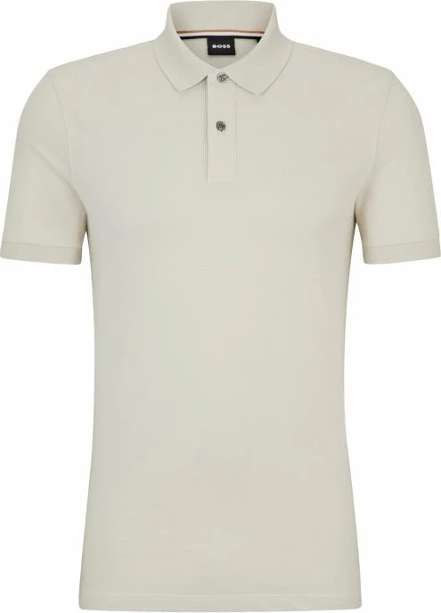 Polo majica Boss za moške, bela