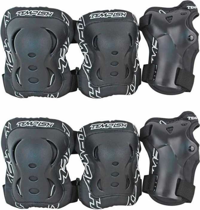 Množični zaščitni set za zimske športe, Tempish FID 1020000713, unisex, črn