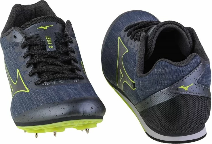 Atletske tekaške čevlji Mizuno X First, moški, sivi/srebrni