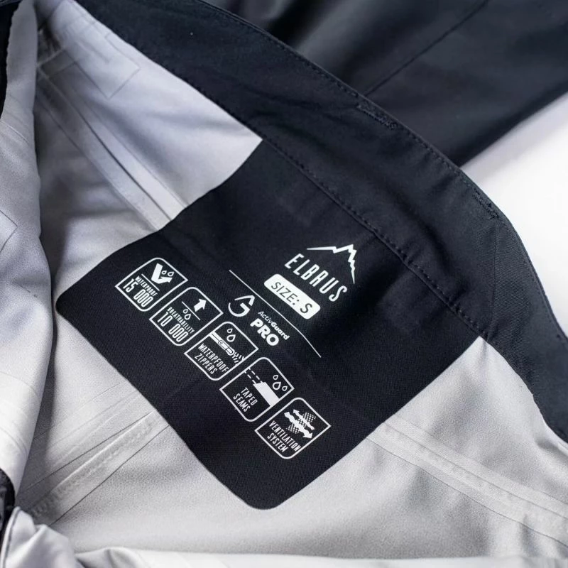 Pohodniške hlače Elbrus Morit, črne