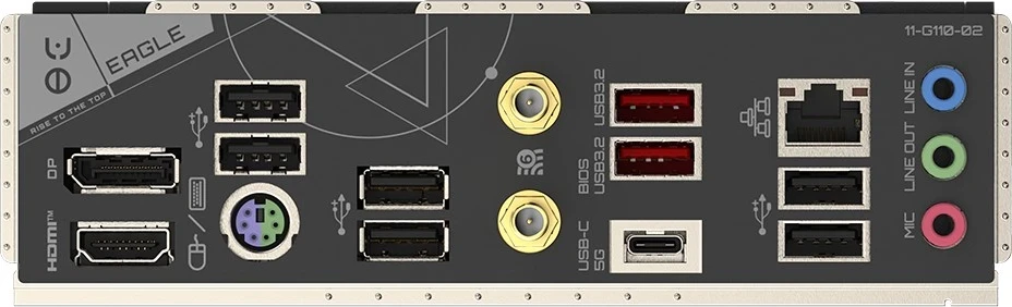 Matična plošča Gigabyte B650 EAGLE AX, podpira procesorje AMD Ryzen 7000
