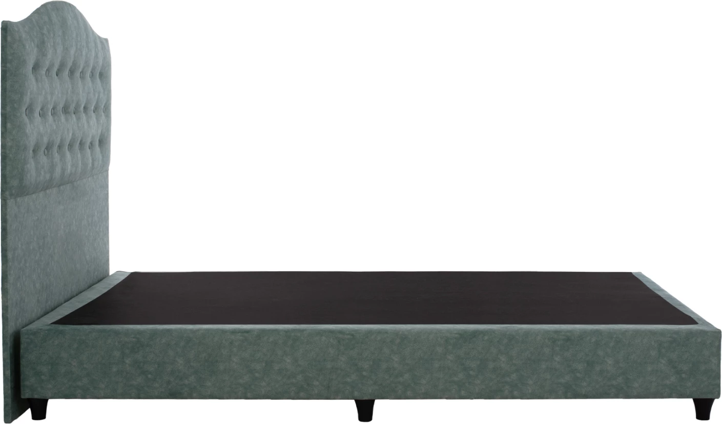 Postelja MALENA FH647.27, zelena tkanina tipa NUBUCK, 120x200 cm