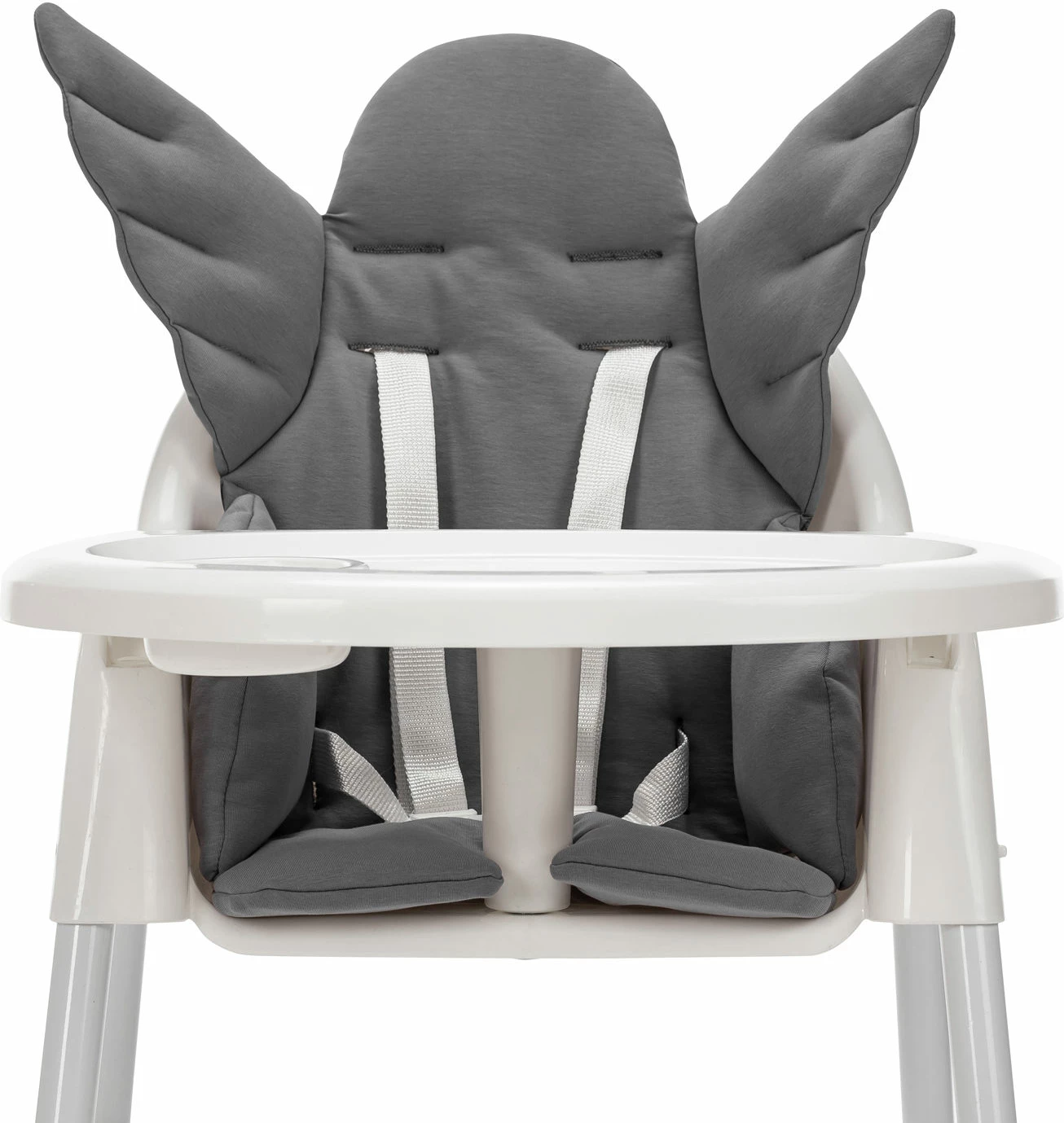 Otroški vzglavnik Angelova krila, siva, Evila Originals