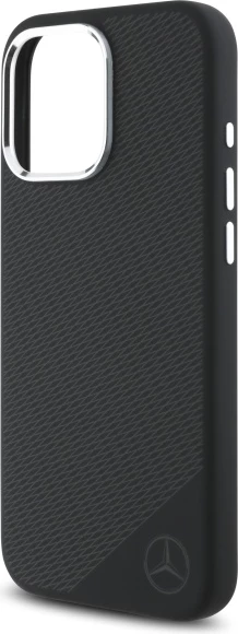 Silikonski ovitek za iPhone 16 Pro Max, MagSafe, črn, Mercedes