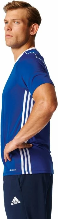 Dres za nogomet za moške in otroke adidas, moder