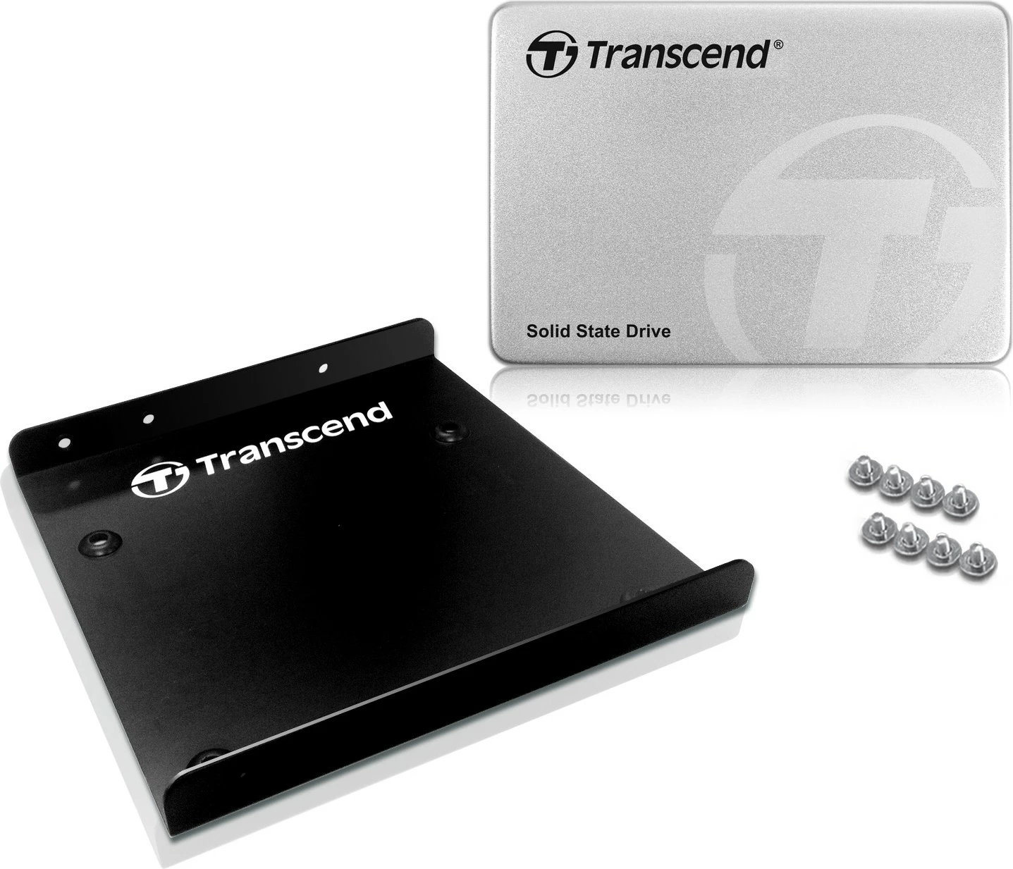 SSD Transcend SSD370S 256 GB, 2,5-palčni, SATA 6 Gb/s, srebrn