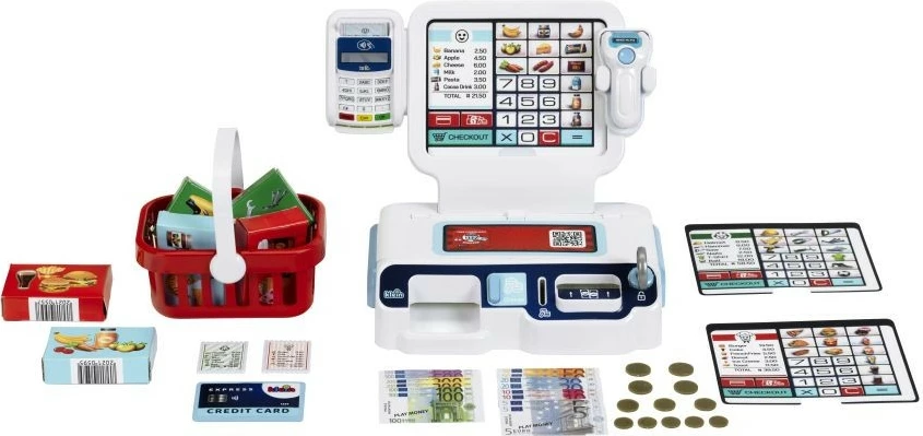 Igrača blagajna z aplikacijo Klein 7265, večbarvna, komplet dodatkov