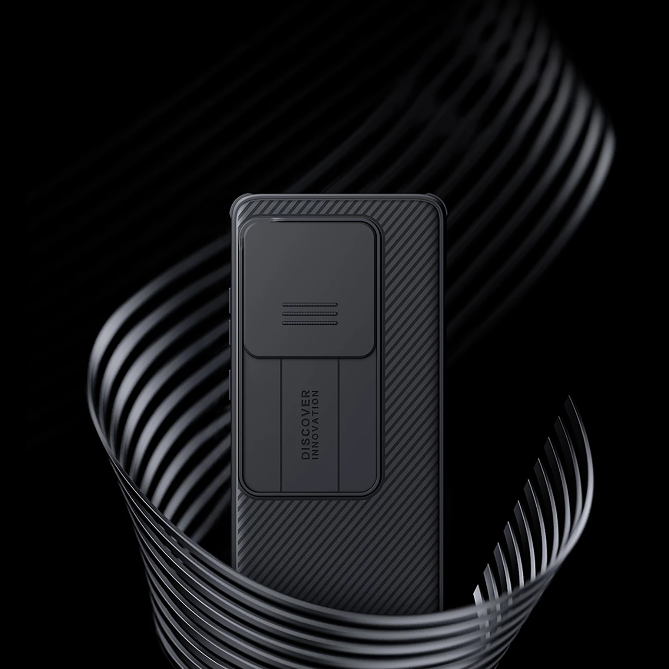 Ovitek za telefon Nillkin CamShield Pro za OnePlus Ace 3 / 12R, črn